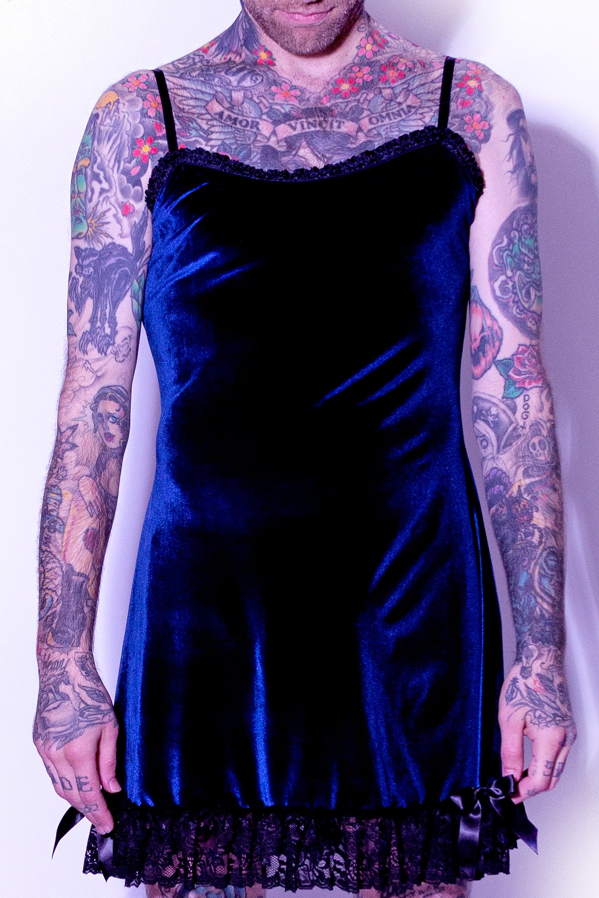Blue Velvet Dress Fatale Design Blue Velvet Dress Fatale Design