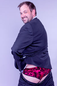 Panties for men velvet rose by Fat Mike of NOFX